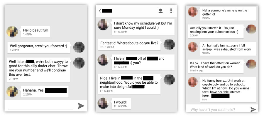 laid on tinder